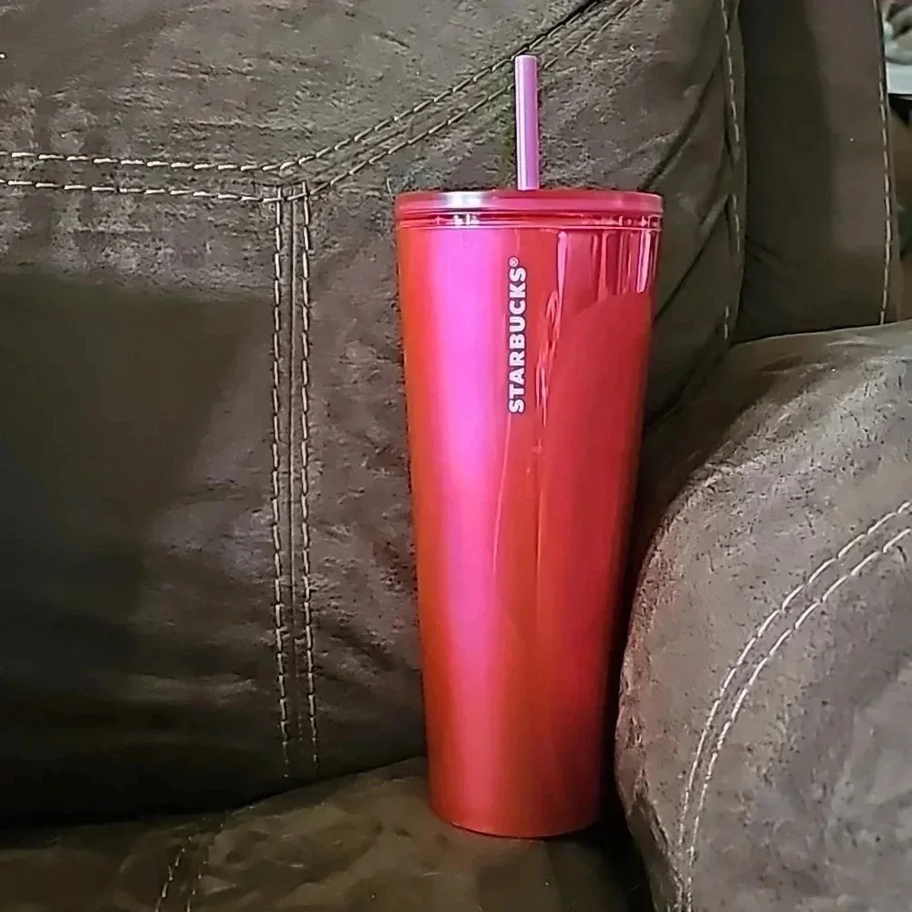 Hot Pink Starbucks Tumbler 24oz